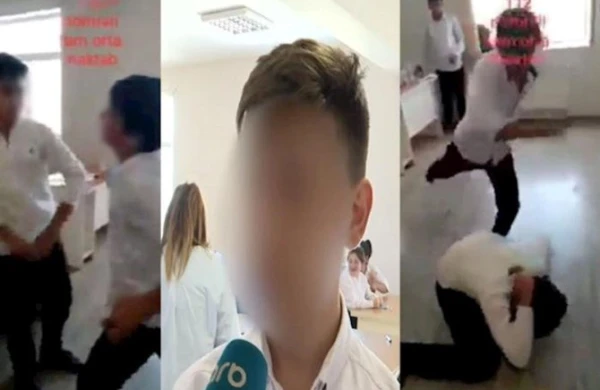 Zorakılığa məruz qalan şagird: “Bu zərbəni gözləmirdim” - Video