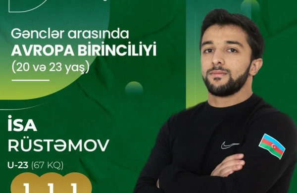 İsa Rüstəmov 3 qızıl medal qazandı