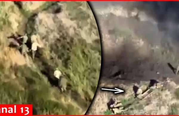 Dron görün rusları nə hala saldı- sağ çıxan olmadı - VİDEO