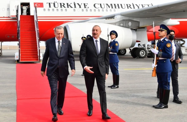 İlham Əliyev və  Ərdoğan Zəngilan Beynəlxalq Hava Limanının açılışını edib