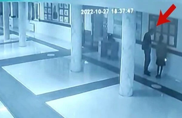 Bakıda məktəbdə qıza əxlaqsızlıq edən kişi kameraya düşdü - Həbs edilən şəxs kimdir? 