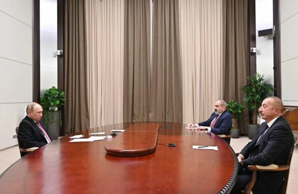 Soçidə Azərbaycan, Rusiya və Ermənistan liderlərinin üçtərəfli görüşü başlayıb