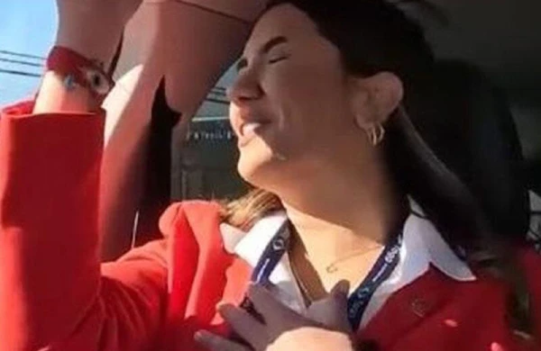 "Togg"un test sürüşündə qorxulu anlar: Fülya Öztürkün halı pisləşdi - VİDEO