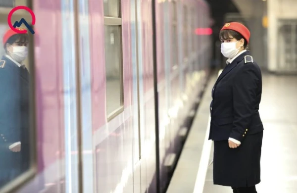 Metropoliten üçün alınan 2 yeni qatar Bakıya gətirilib