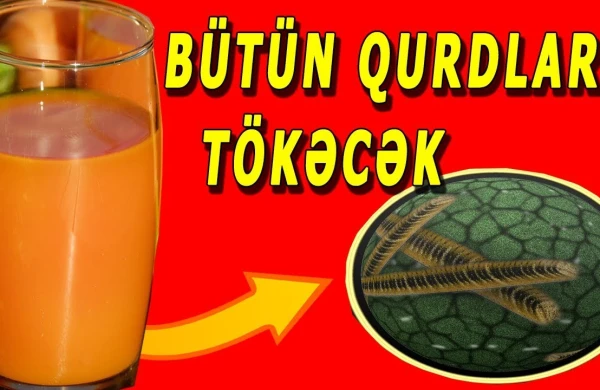 Qarındakı qurdlardan qurtulmağın təbii yolu (VİDEO)