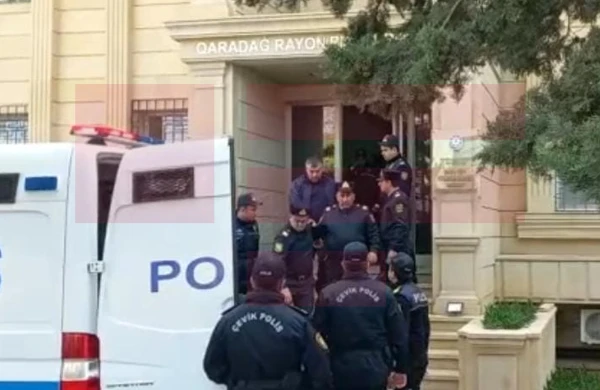 Rəşad Dağlı prokurorluqdan hadisə yerinə aparıldı - YENİLƏNİB - FOTO