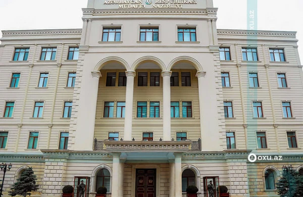 Müdafiə Nazirliyi açıqlama yaydı