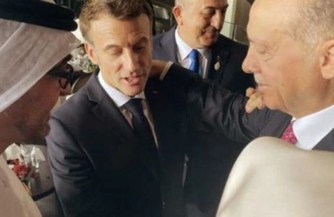 Ərdoğan Makronu çətin vəziyyətə SALDI – G20 Zirvəsinə damğa vuran görüntülər – VİDEO