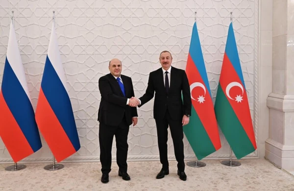 İlham Əliyevin Rusiya Hökumətinin sədri Mixail Mişustin ilə təkbətək görüşü olub