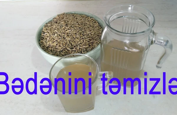 Arpa ilə bədən təmizlənməsi - RESSEPT