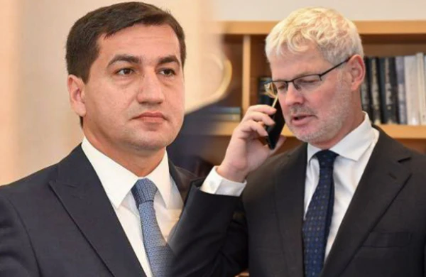 Hikmət Hacıyev İsrail XİN-in rəsmisi ilə telefonla danışdı