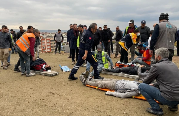 Məscid tikintisində faciə: Ölən və yaralılar var