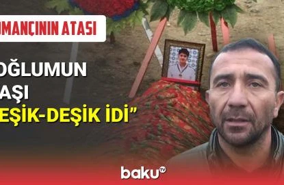 Qətlə yetirilən idmançının atasından şok açıqlama: Qatil narkotik qəbul edibmiş