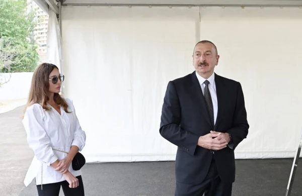 Prezident Şəkidədir