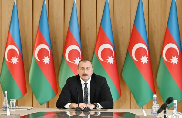 Prezident İlham Əliyev Oğuz rayonuna səfər edib