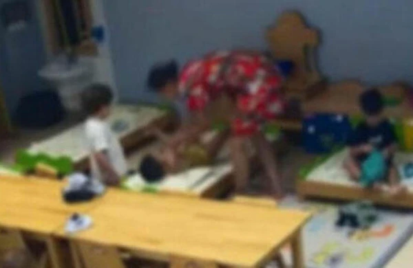 Uşaq bağçasında rəzalət - VİDEO - FOTO