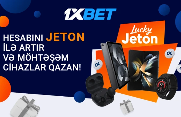 1xBet`in ən yaxşı Apple və Samsung qadjetləri Jeton ilə yeni aksiyada oynanılır