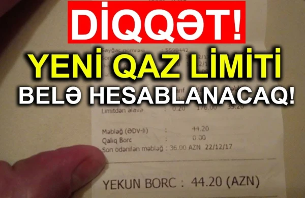 Qazla bağlı əhaliyə rəsmi müraciət:Ayın 1-dən etibarən (VİDEO)