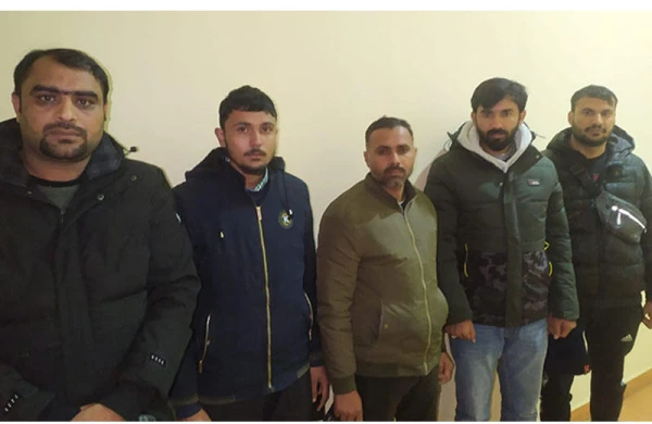 Avropaya keçmək üçün Azərbaycan sərhədini pozdular - FOTO