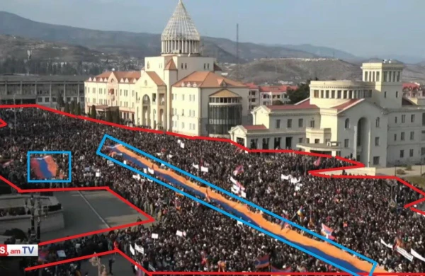 Xankəndidə keçirilən aksiyada əslində neçə nəfər iştirak edib? Erməni mənbələr 70 min deyir
