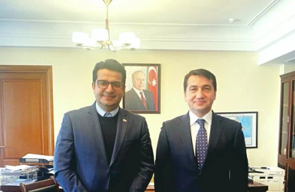 Azərbaycan və İran siyasi isinləşməsi: Prezidentin köməkçisi İran səfiri ilə görüşdü