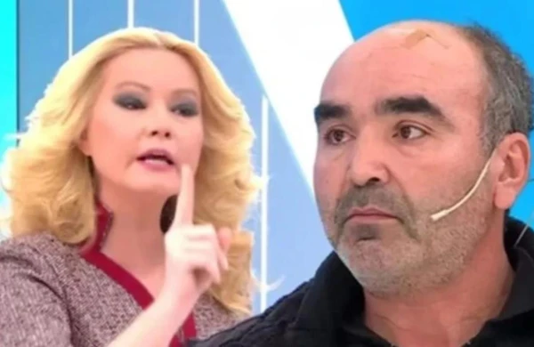 Müge Anlı ayaqlarına baxan kişiyə"başını yararam" dedi - VİDEO