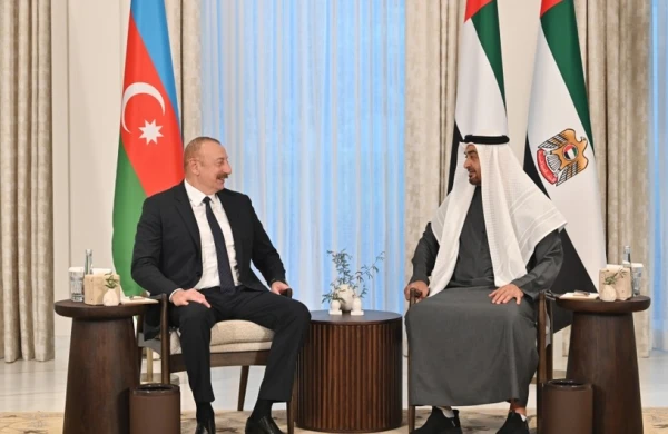 İlham Əliyev BƏƏ Prezidenti ilə görüşüb