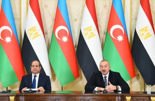 Azərbaycan və Misir prezidentləri mətbuata bəyanatlarla çıxış ediblər