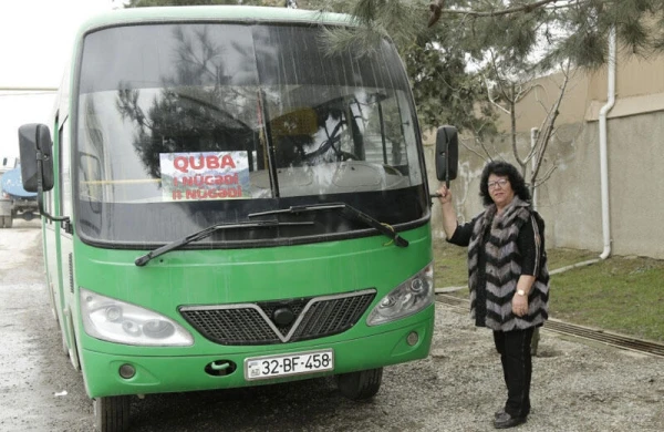 Qubalı qız əvvəlcə “Zil”, sonra avtobus sürücüsü oldu - VİDEOREPORTAJ