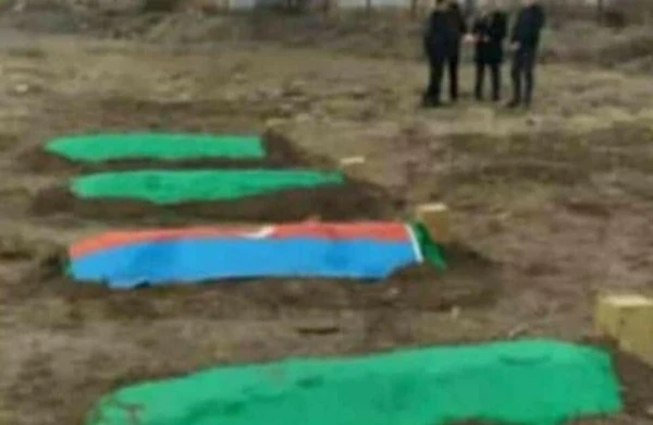Dünən qəzada ölən ata, ana və iki övladı dəfn olundu