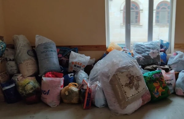 Ucar rayon sakinləri Türkiyəyə yardım göndərib