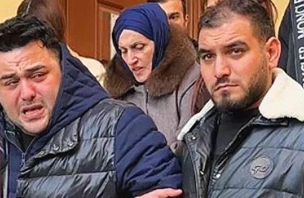 Ramiz Novruzov son mənzilə yola salınarkən oğlu Cavidanın halı pisləşdi - VİDEO