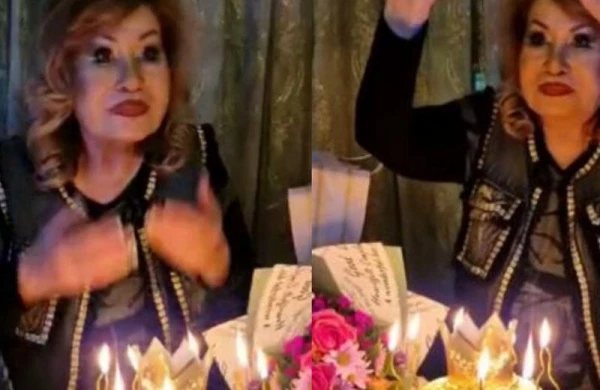 İnsult keçirən Nisə Qasımovanın yeni görüntüsü - VİDEO