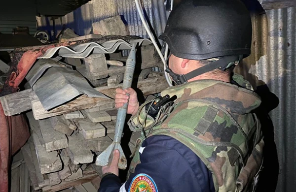 Bakıda tank mərmisi tapıldı