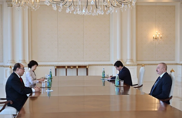 İlham Əliyev Vu Honqbonu qəbul etdi