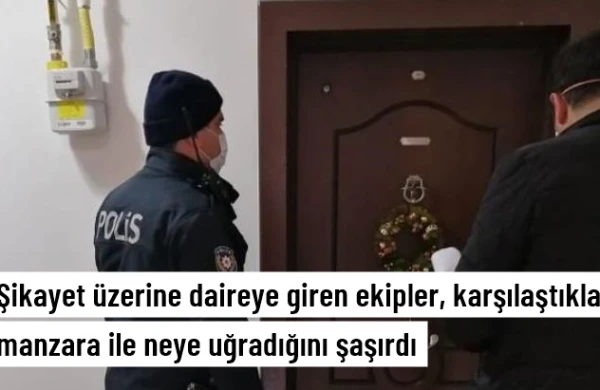 Pis qoxu gələn mənzilə girən polislər gördüklərindən şoka düşdülər  - FOTOLAR