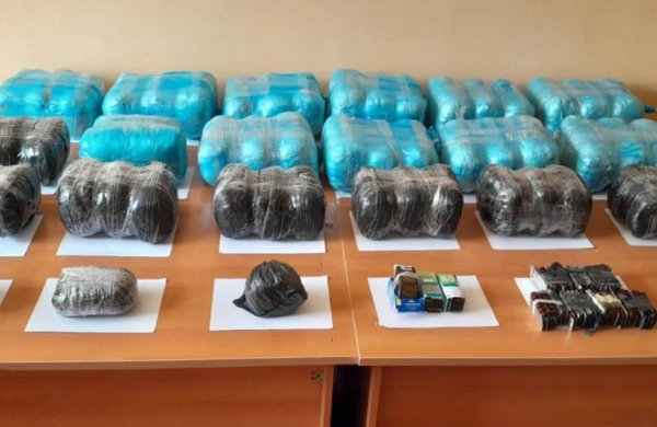 İrandan Azərbaycana 61 kq-dan artıq narkotik keçirilməsinin qarşısı alınıb