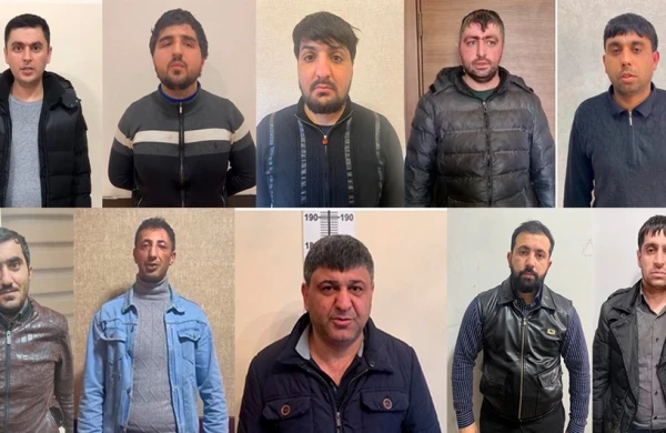 Bakıda taksi sürücüləri həbs edildi  - VİDEO