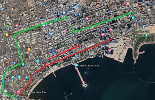 Bu yol bağlanır  -  DİQQƏT!