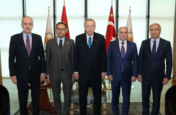 Ərdoğan YAP nümayəndə heyətini qəbul edib