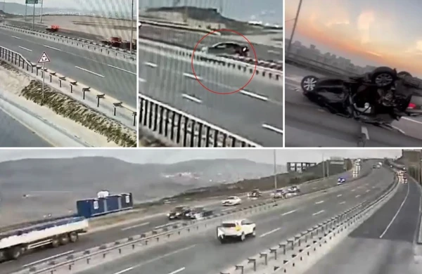 Bakıdakı qəzadan tükürpədici video: Qadın pəncərədən "uçub" çölə düşdü
