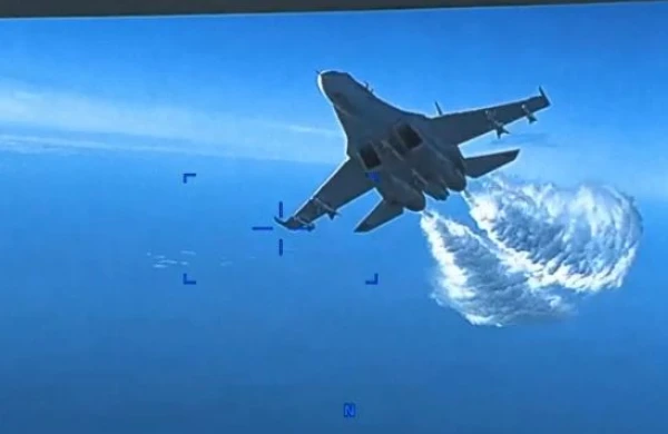 ABŞ dronun toqquşma anının görüntülərini yayıb