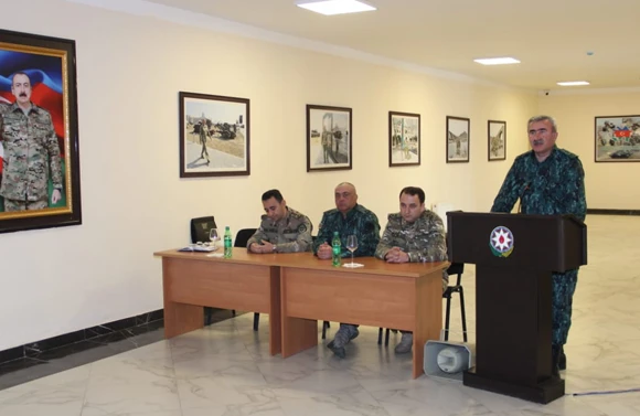Sərhədçilərlə görüşlər keçirildi - FOTO
