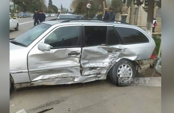 Ağır qəza baş verib: Yaralılar var