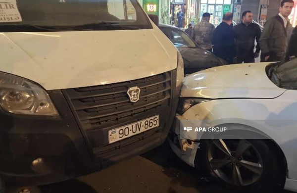 Bakıda ağır qəza: 9 maşın əzildi