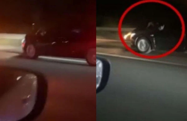 Ana oğlunun qaçırıldığı maşından əl çəkmədi: Kapotundan yapışaraq kilometrlərlə yol getdi - VİDEO