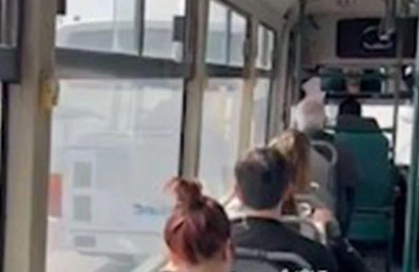 Bakıda avtobuslar yarışa çıxdı - VİDEO
