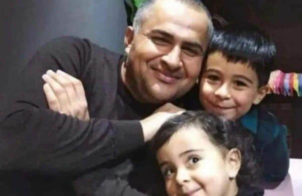 Şəhidin  övladları ilə ürəkdağlayan FOTOSU