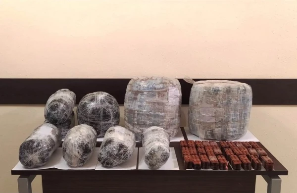 İrandan Azərbaycana 24 kq narkotik keçirilməsinin qarşısı alınıb