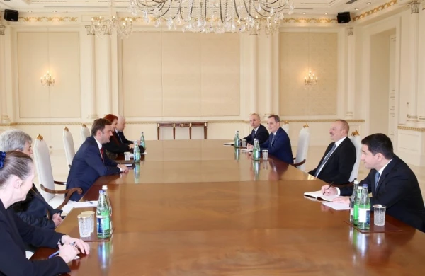 Prezident İlham Əliyev ATƏT-in fəaliyyətdə olan sədrini qəbul edib